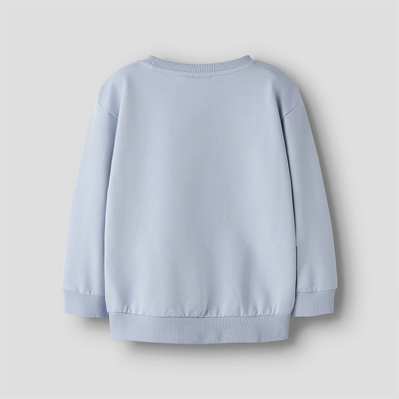 Name It Drenge Hendri Sweatshirt Blå tåge - Billede 2