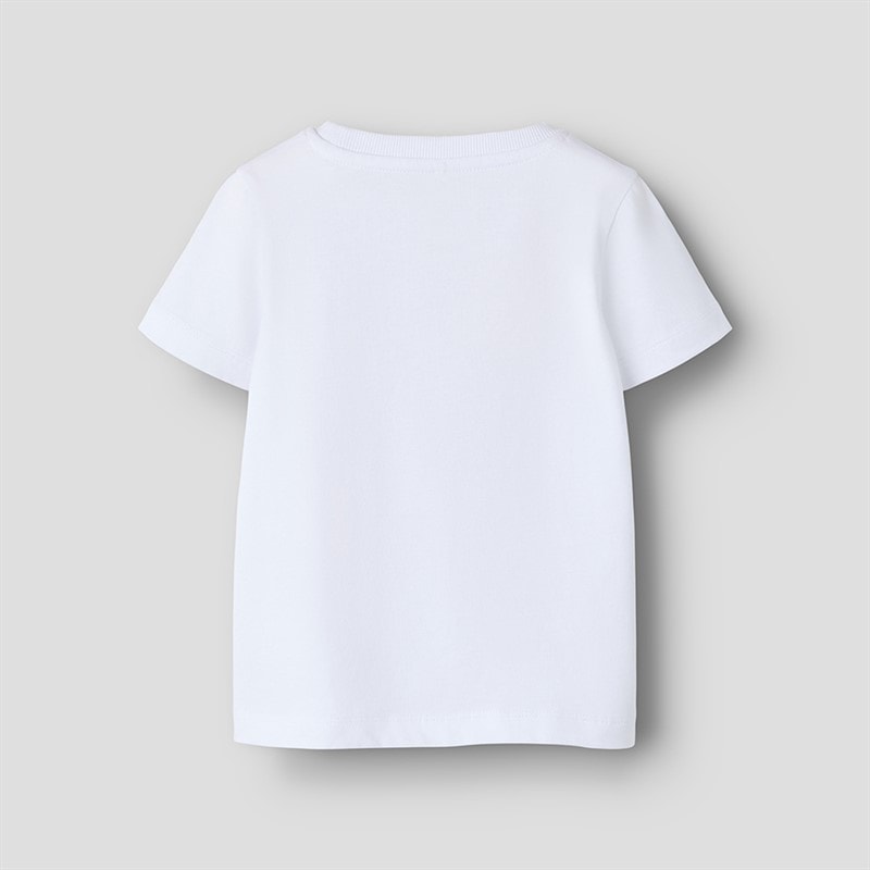 Name It Drenge Jeans T Shirt Lys hvid - Billede 2