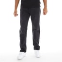 Henleys Herre Breeze Jeans Med Lige Ben Vasket Sort