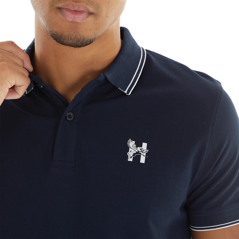 Henleys Herre Henflare Polo Shirt Navy - Billede 3