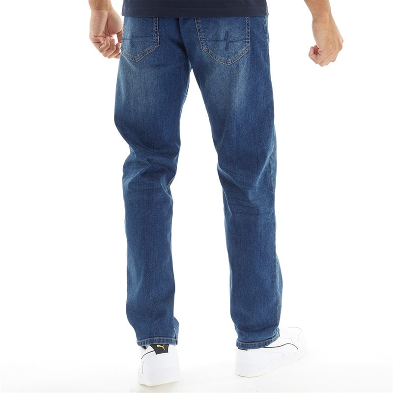 Henleys Herre Breeze Jeans Med Lige Ben Blå - Billede 2
