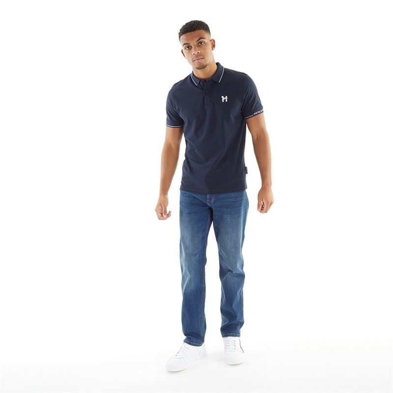 Henleys Herre Breeze Jeans Med Lige Ben Blå - Billede 4