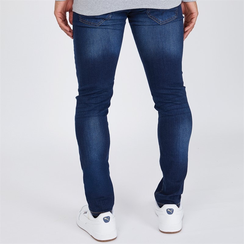 Henleys Herre Craze Comfort Jeans Mørk Vask - Billede 2