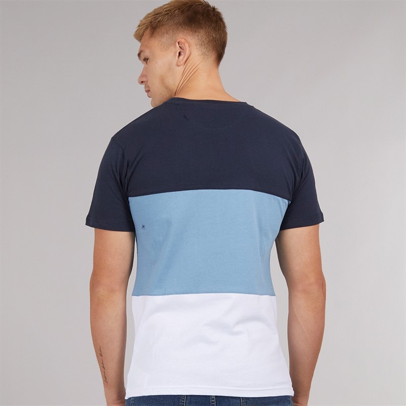 Henleys Herre Henpanel T-Shirt Navy - Billede 2