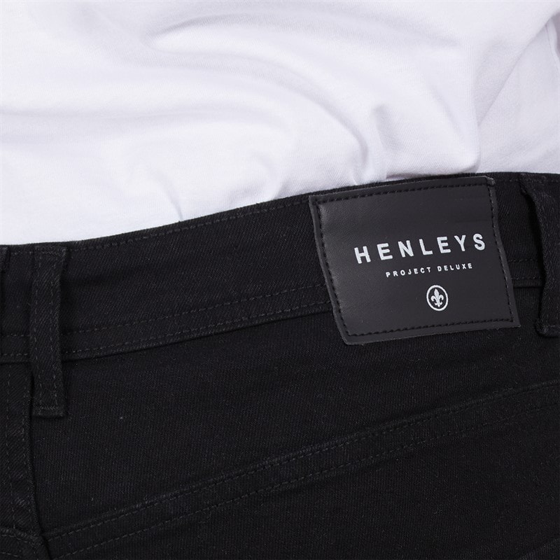 Henleys Herre Craze Komfort Jeans Sort - Billede 3