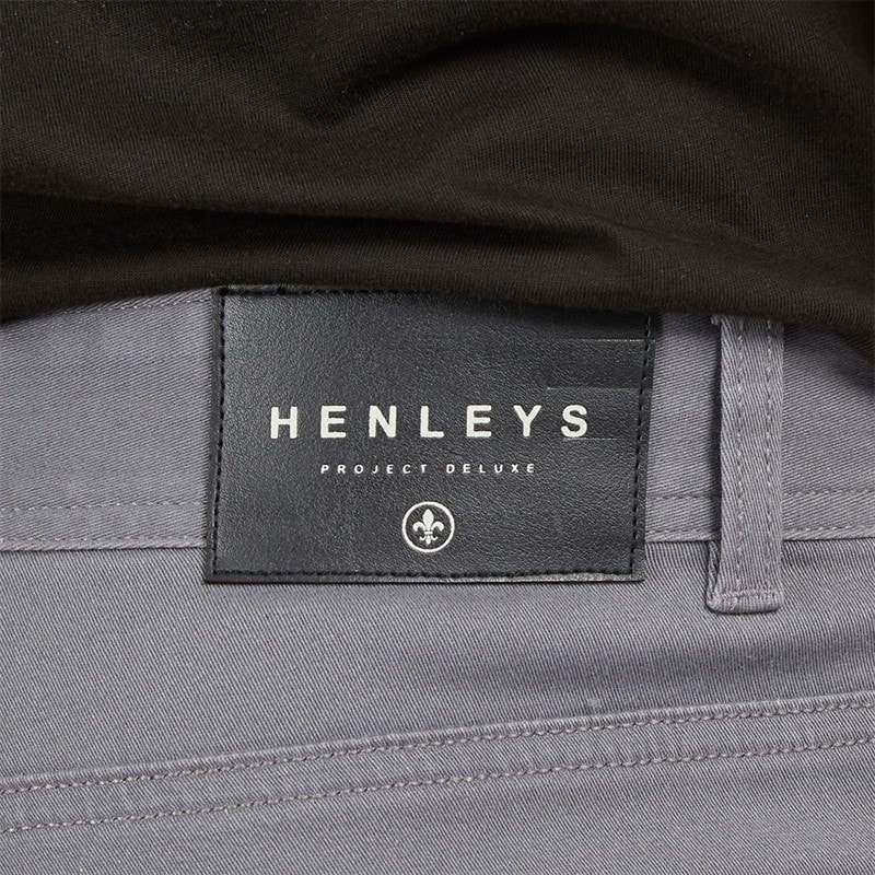 Henleys Herre Chinos Grå - Billede 3