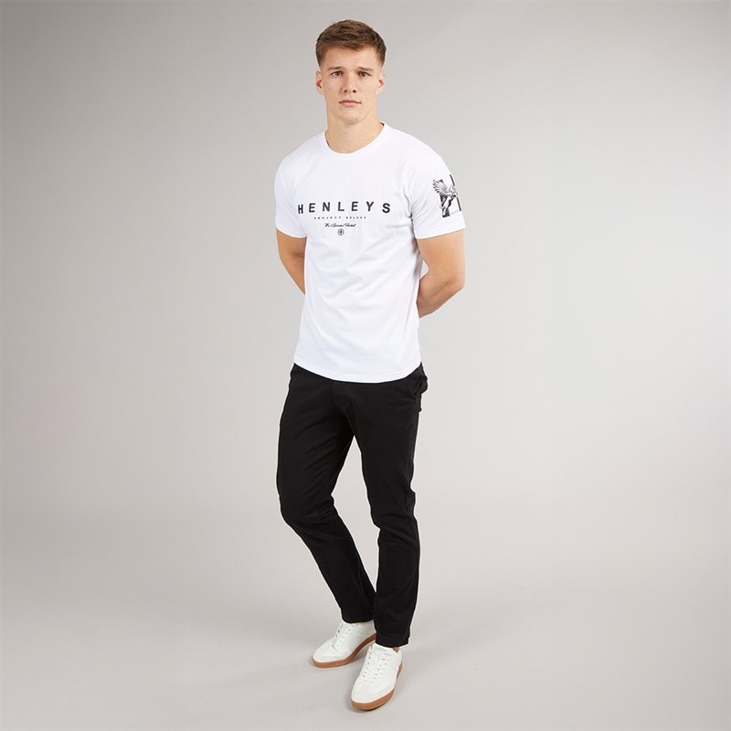 Henleys Herre Besøg Chinos Sort - Billede 3