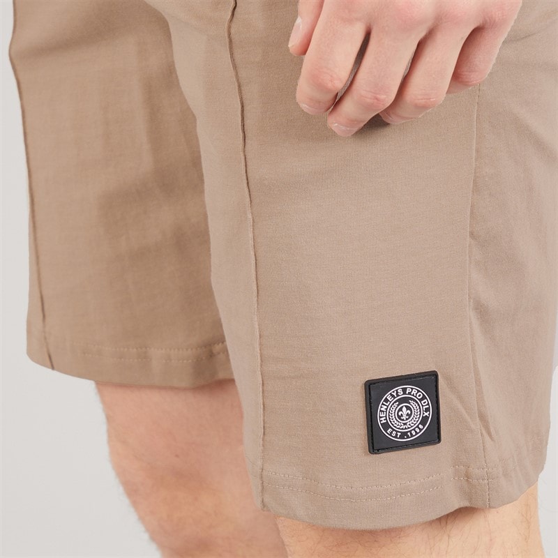 Henleys Herre Henychill Polo Shirt og Shorts Sæt Taupe - Billede 5