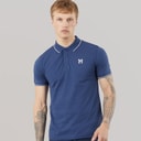 Henleys Herre Moorehen Polo Shirt Navy