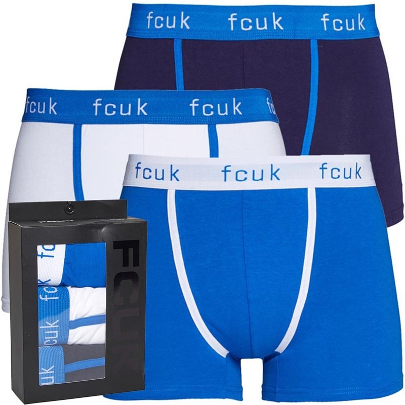 French Connection Herre FCUK Boksershorts Flerfarvet