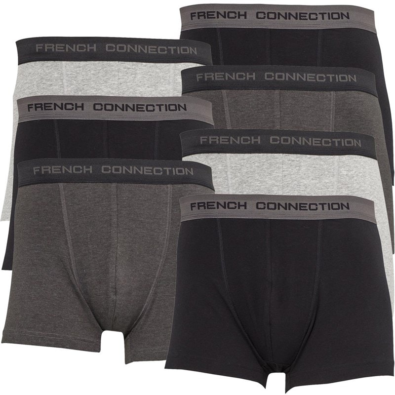 French Connection Herre Seven Pack FC Boxer shorts Flerfarvet