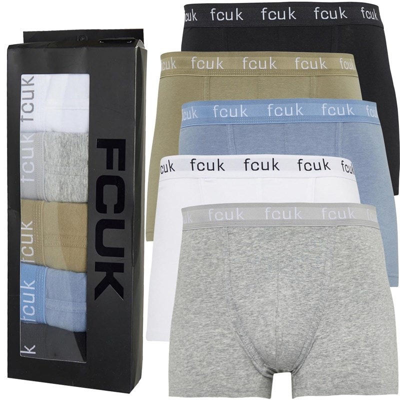 French Connection Herre FCUK Boxer shorts Sort