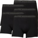 French Connection Herre Fem Pack Boksershorts Sort