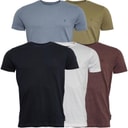 French Connection Herre T-shirts Mergel-Bordeaux