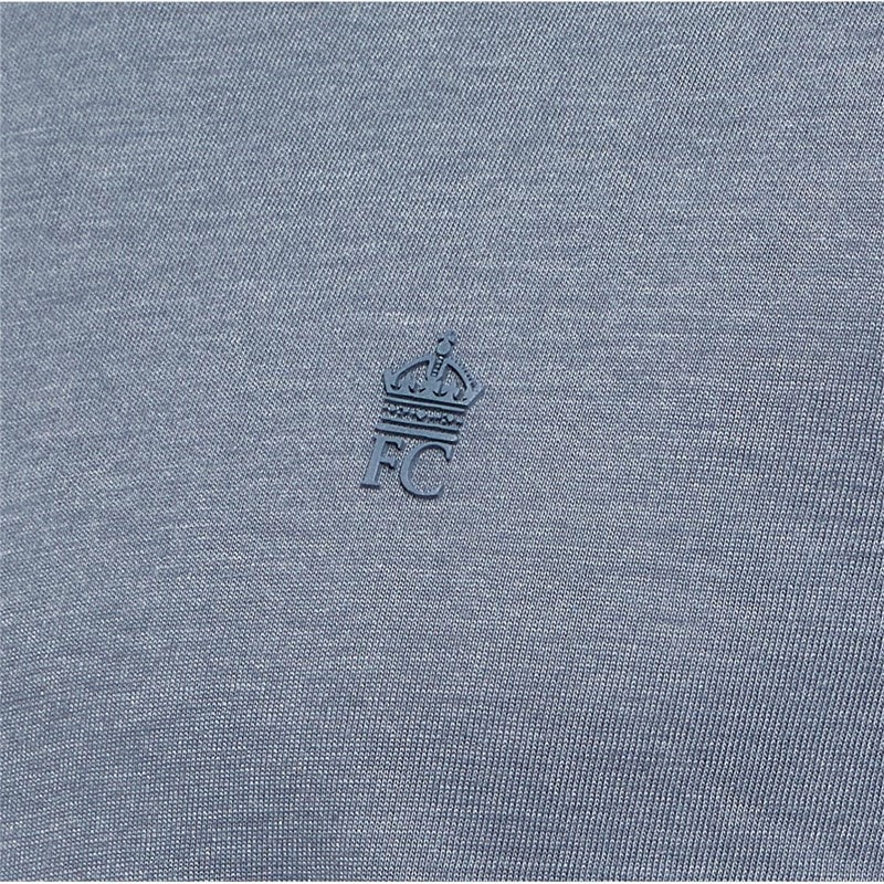 French Connection Herre T-shirts Mergel-Bordeaux - Billede 2