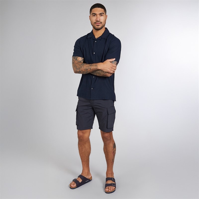 French Connection Herre Cargo Tech Shorts Marine - Billede 4