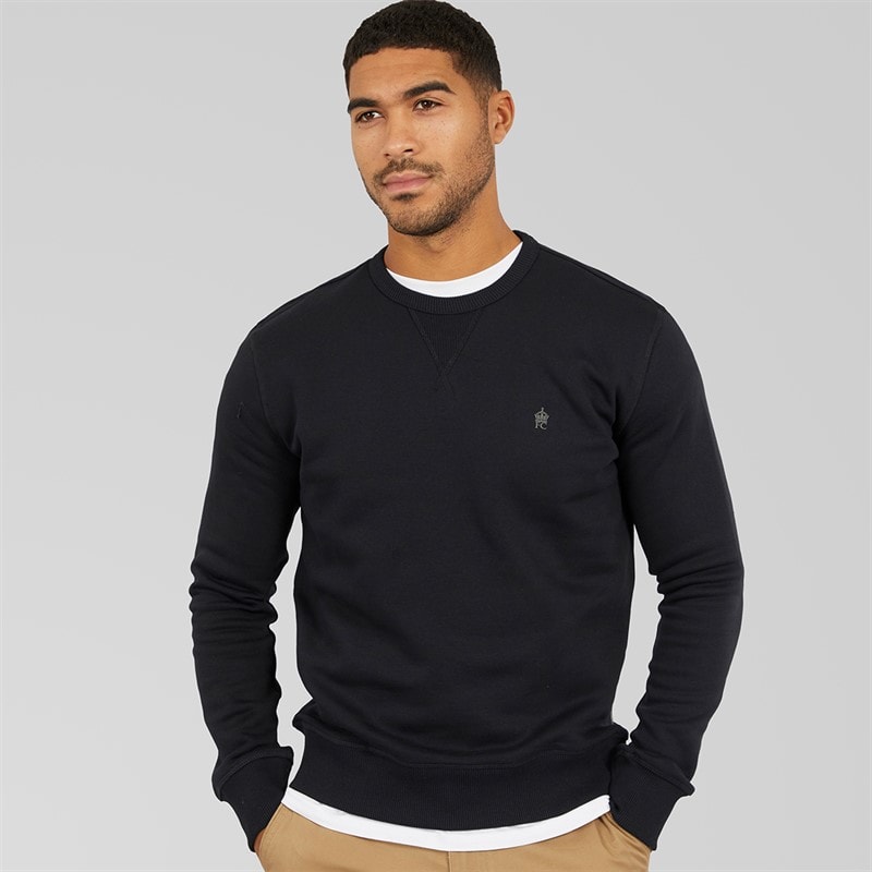 French Connection Herre Sweatshirts Mørk Marineblå - Billede 1