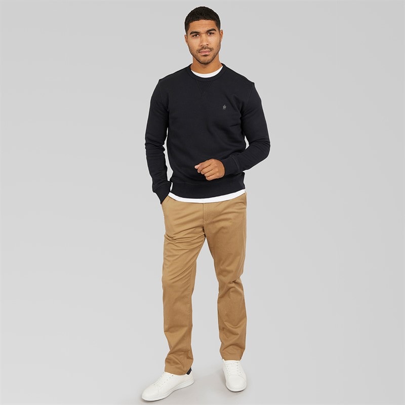 French Connection Herre Sweatshirts Mørk Marineblå - Billede 3