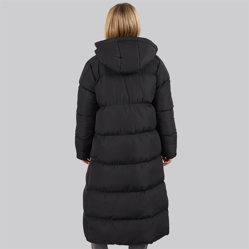 French Connection Dame Row Lang Puffer Frakke Sort - Billede 2
