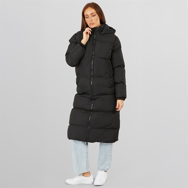 French Connection Dame Row Lang Puffer Frakke Sort - Billede 5