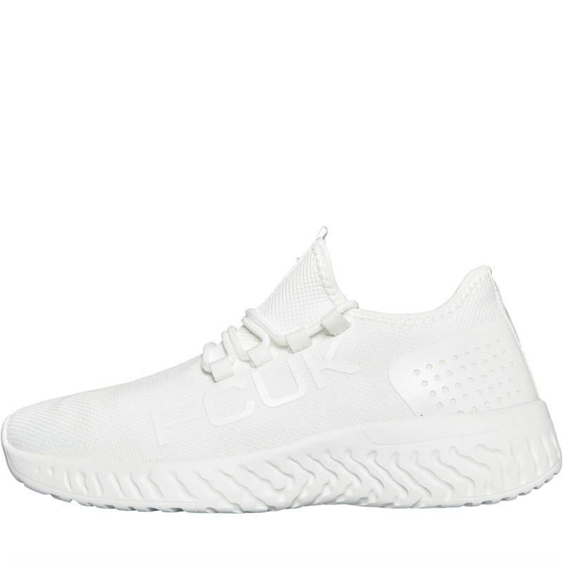 French Connection Herre FCUK Cloud Sneakers Hvid