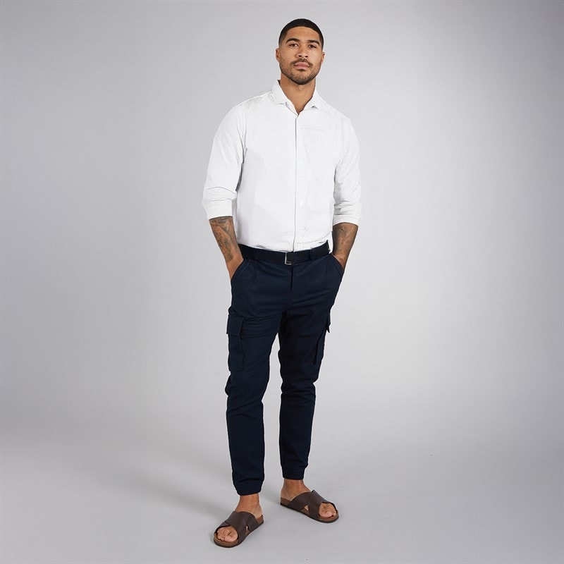 French Connection Herre Langærmet shirts Hvid - Billede 4