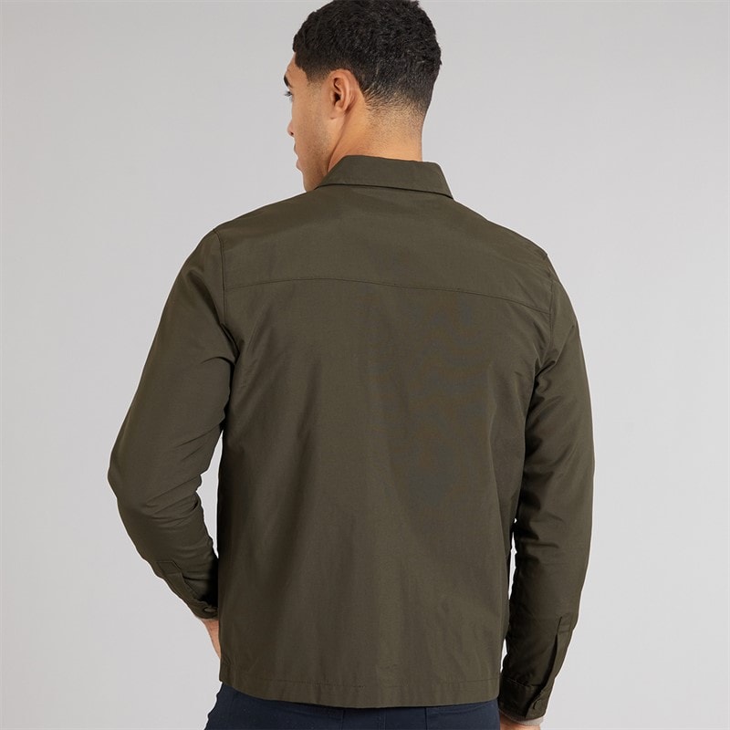 French Connection Herre Teknisk Overskjorte Khaki - Billede 2