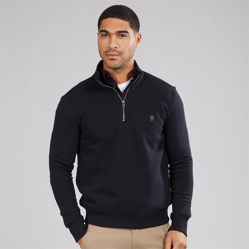 French Connection Herre FC Sweatshirts Blå - Billede 1