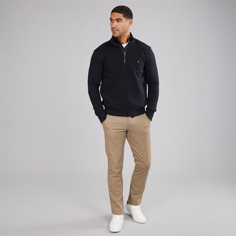 French Connection Herre FC Sweatshirts Blå - Billede 4