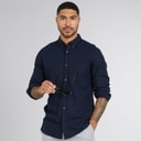 French Connection Herre Langærmet shirts Blå
