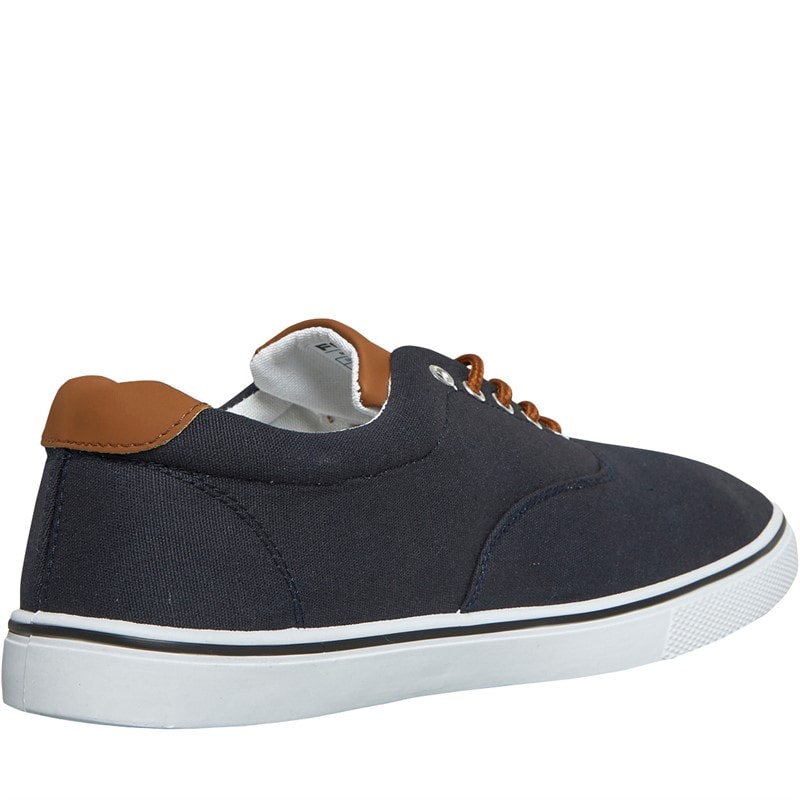 French Connection Herre FCUK Dæk Canvas Pumps Blå - Billede 5