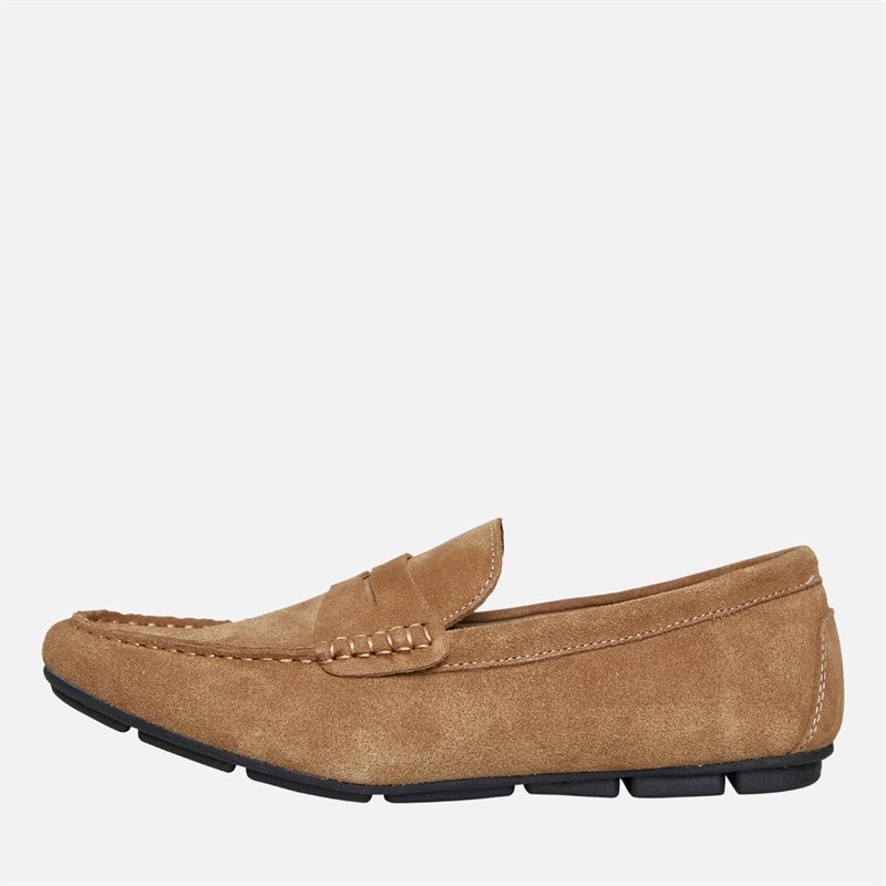 French Connection Herre Suede Driving Hyttesko Brun