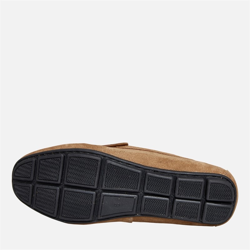 French Connection Herre Suede Driving Hyttesko Brun - Billede 2
