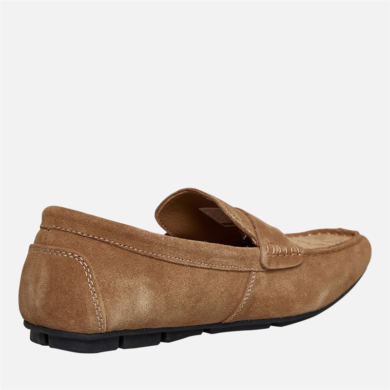 French Connection Herre Suede Driving Hyttesko Brun - Billede 5