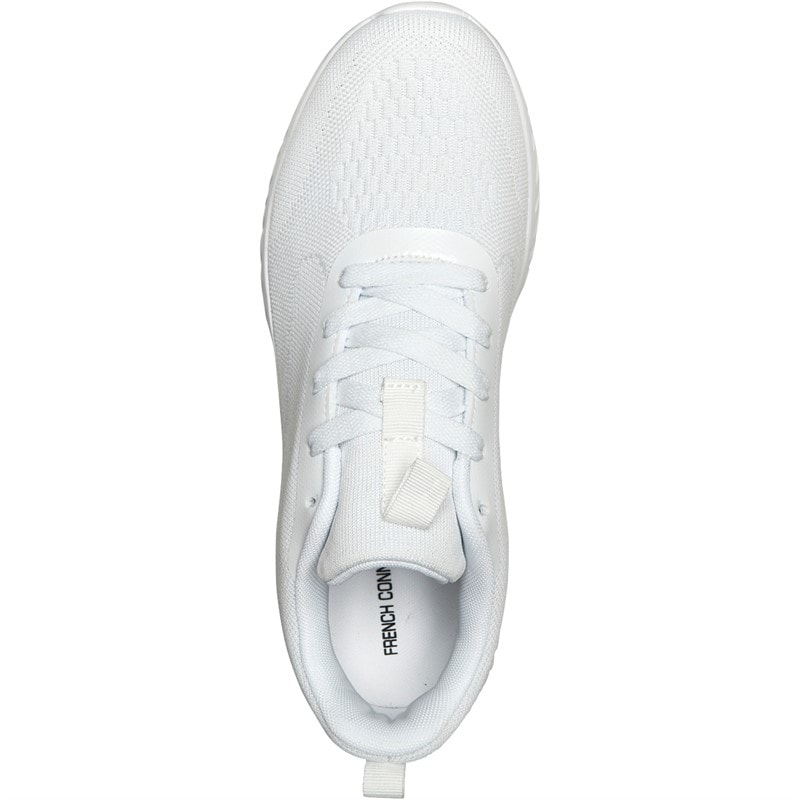 French Connection Hvid V5 Lace-Sneakers Herre Mono - Billede 4
