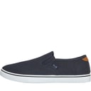 French Connection Herresko FCUK Deck Slip On Canvas Pumps Blå