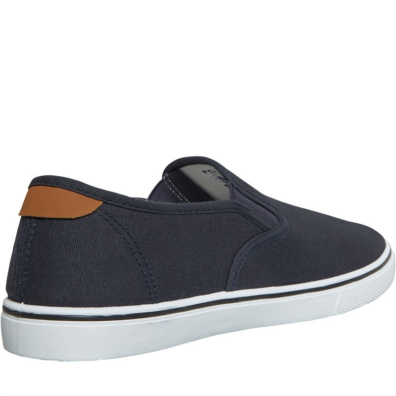 French Connection Herresko FCUK Deck Slip On Canvas Pumps Blå - Billede 5