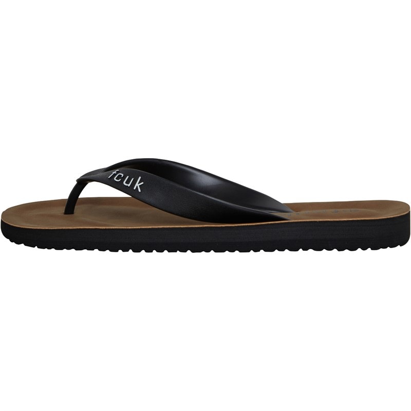 French Connection Herre FCUK Flip Flops Sort - Billede 2