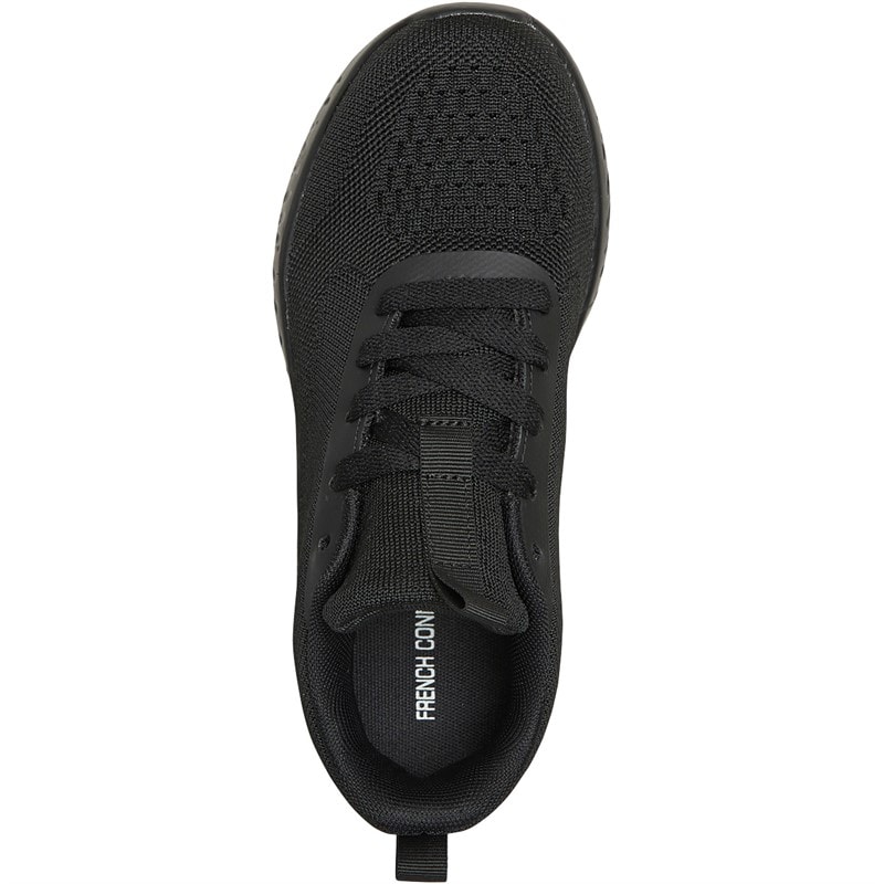 French Connection Dame V5 Lace Sneakers Sort Mono - Billede 4