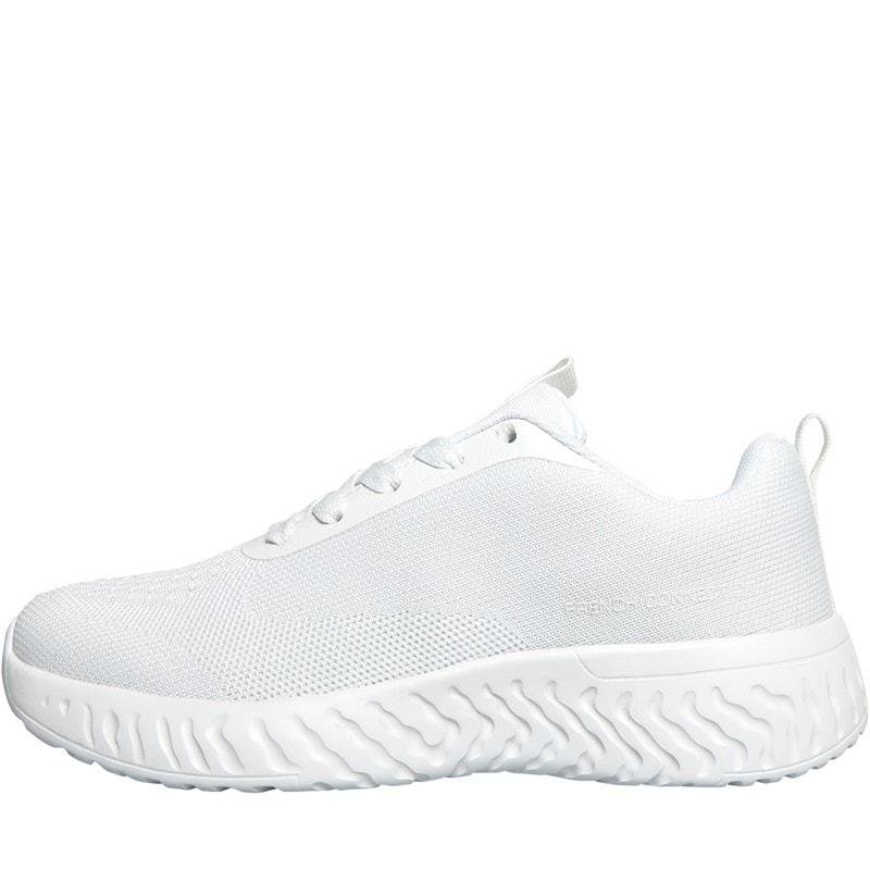 French Connection Hvid Dame V5 Lace Sneakers Mono - Billede 1
