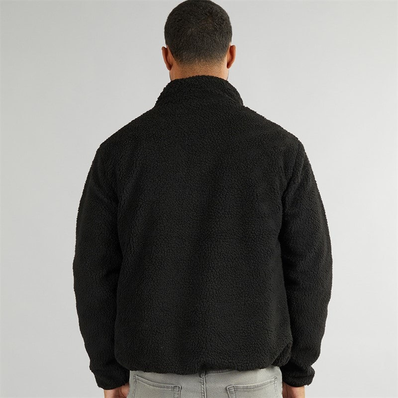 French Connection Herre Borg Fleece med Høj Hals Sort - Billede 2