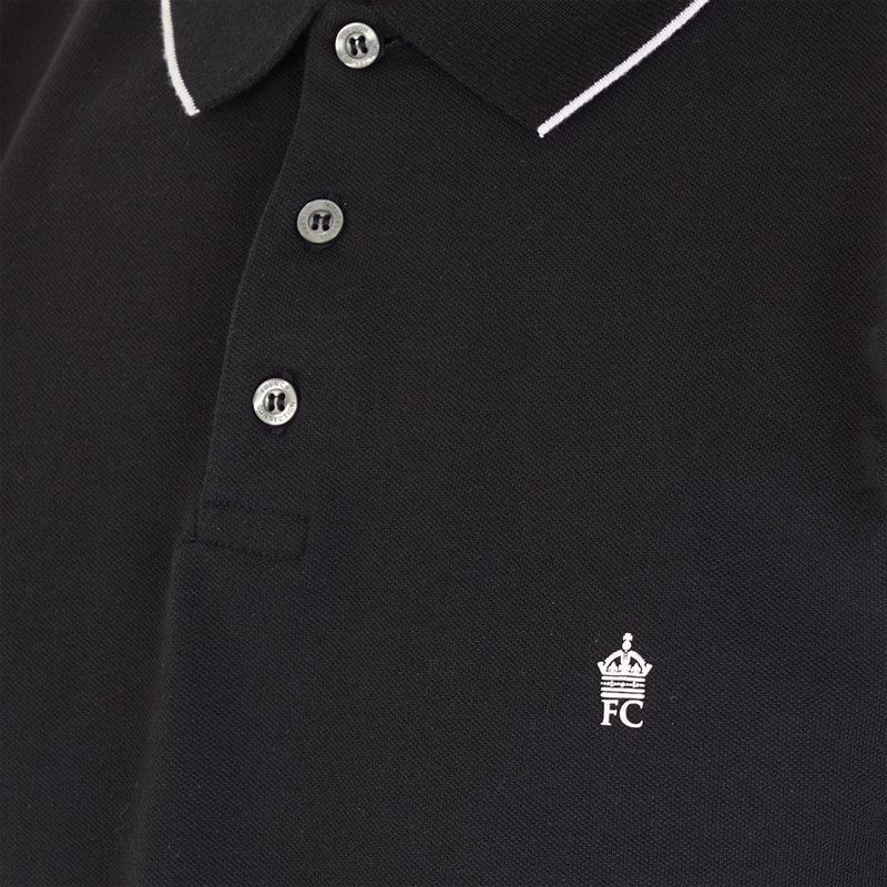 French Connection Herre Pique Polo Skjorte Marine/Hvid - Billede 3