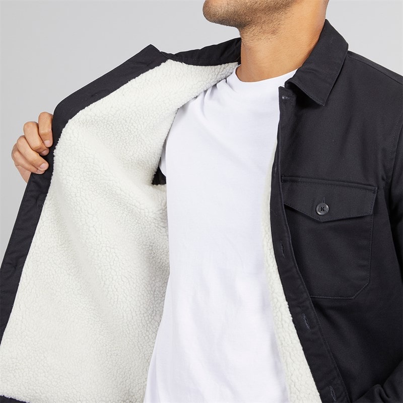 French Connection Herre Arbejdsmand Borg Overshirt Marine - Billede 3