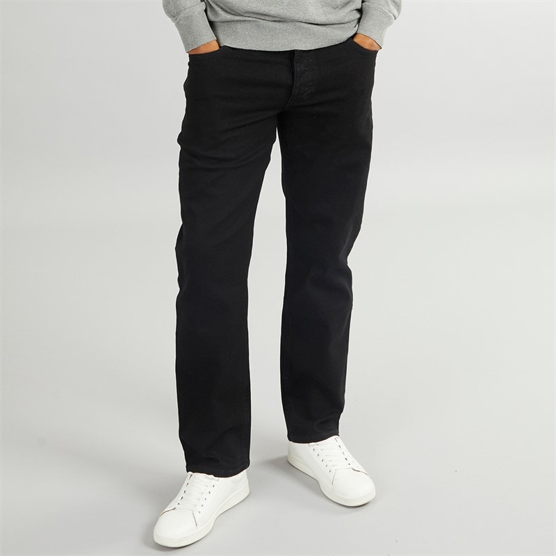 French Connection Herre FCUK Jeans med Regular Fit Blk1 - Sort - Billede 1