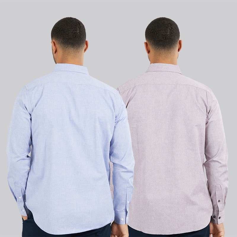French Connection Herre Oxford Langærmet shirts Flerfarvet - Billede 2