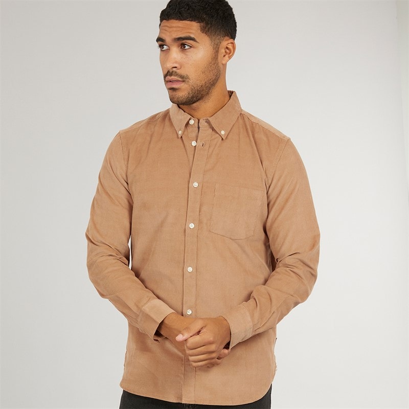 French Connection Herre Langærmet shirts Kamel - Billede 5