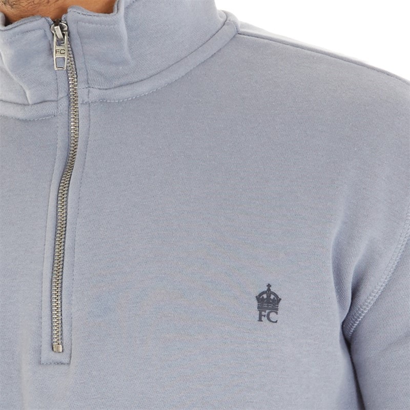 French Connection Herre FC Sweatshirts Blå - Billede 3
