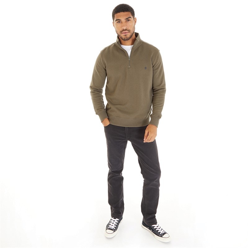 French Connection Herre FC Sweatshirts kakigrøn - Billede 4