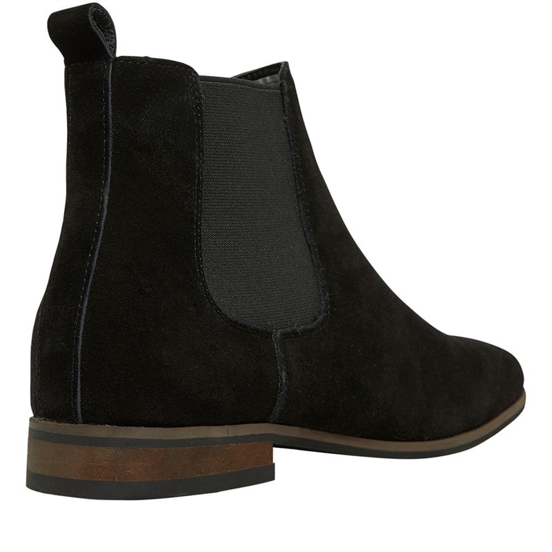 French Connection Herre Suede Chelsea Ankelstøvler Sort - Billede 5