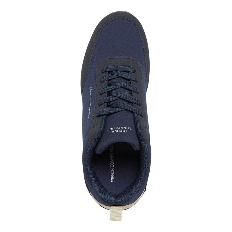 French Connection Herre Wen Logo Sneakers Flade - Billede 4